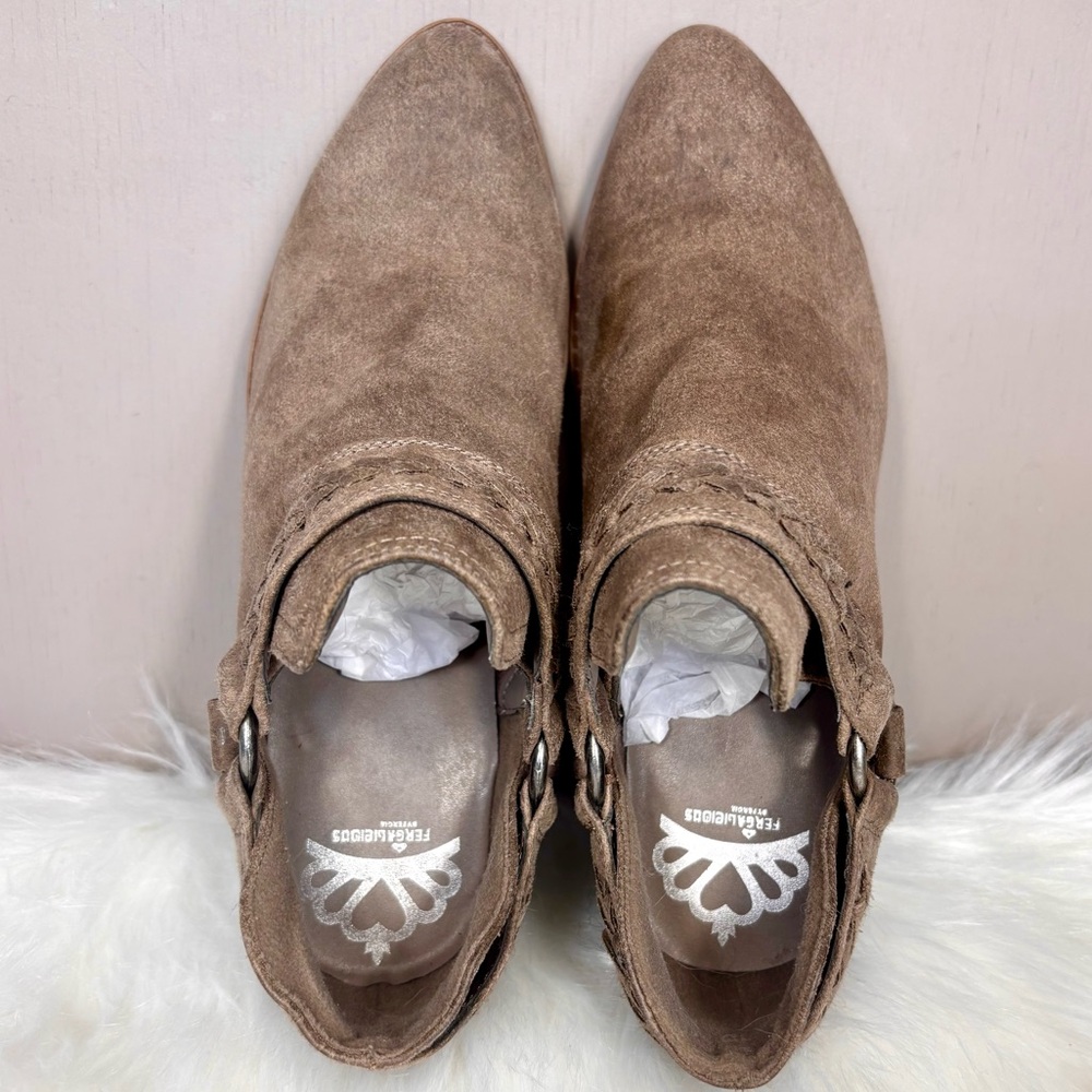 FERGALICIOUS Tan Ankle Booties - Picture 4 of 13